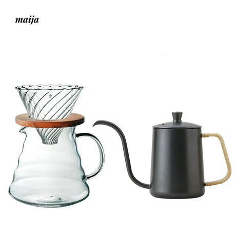 JOTO Handcrafted Coffee Filter Cup Solid Wood V60 Pink from MOSE