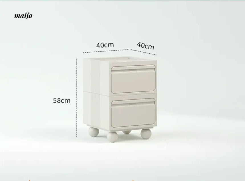 PUMPKIN BOX Modern Minimalist Bedside Cabinet from PUMPKIN BOX