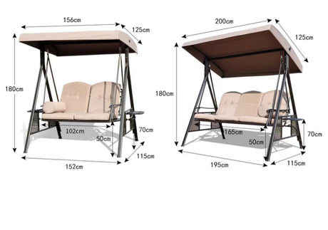 MOJIA Adalyn Hanging Swing Chair for Elegant Garden Seating from MOJIA