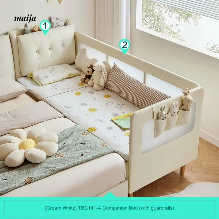 LINSYKIDS Claymore Bed Extender with Guardrail from LINSY KIDS