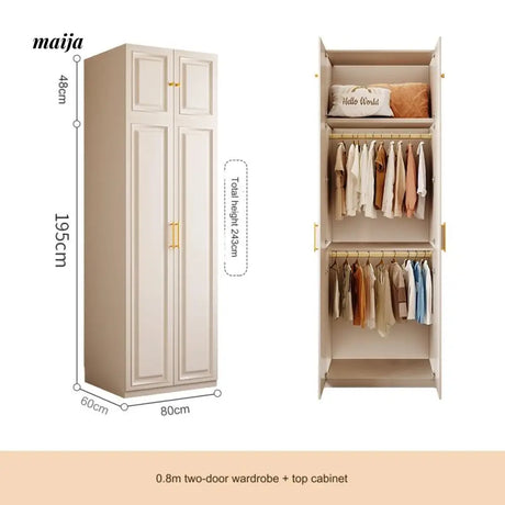 White Retro French Style Wardrobe from maija