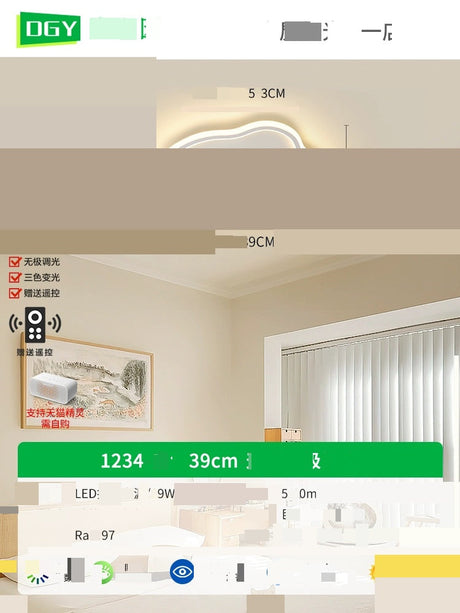 GVG Ultra Thin Minimalistic Ceiling Light from GVG