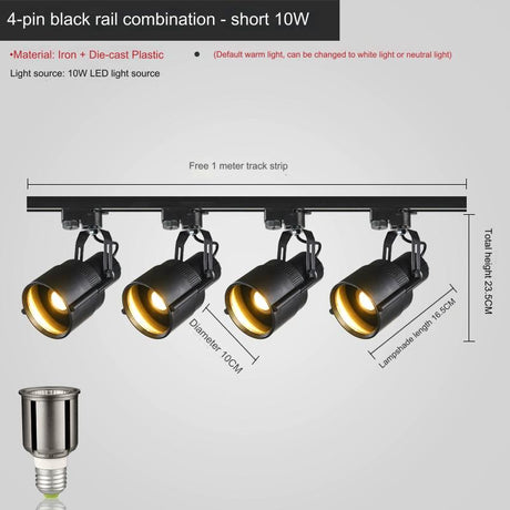 MODENG Retro Spotlight Bar Ceiling Light from MODENG