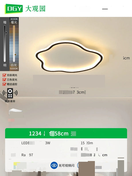 GVG Ultra Thin Minimalistic Ceiling Light from GVG