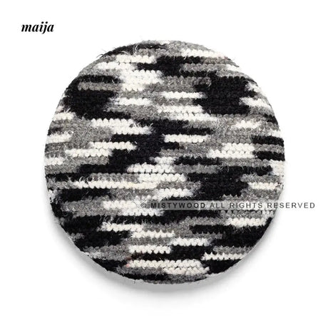 MISTYWOOD Circular Knitted Living Room Cushion from MISTYWOOD