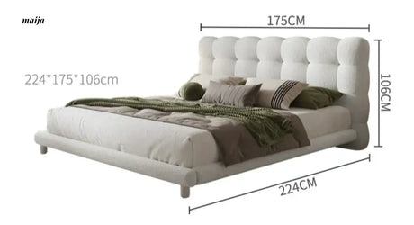 Bubble Minimalistic Fabric Bed from Kaiyashi
