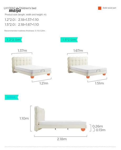 LINSYKIDS Puffy Children's Bed from LINSY KIDS