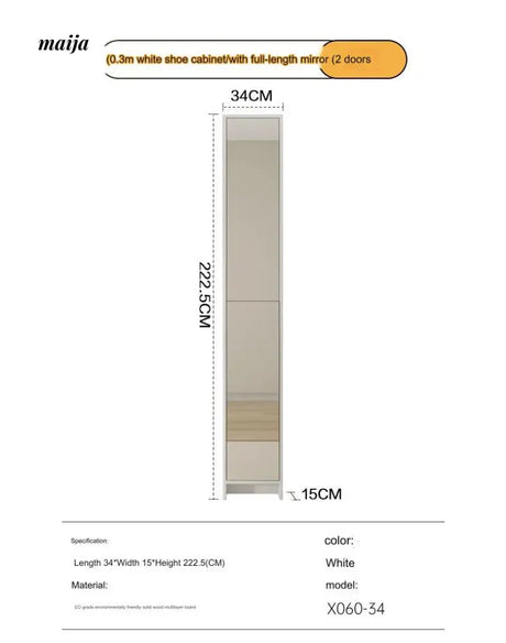 Noble Ultra Thin Shoe Cabinet from MODENG