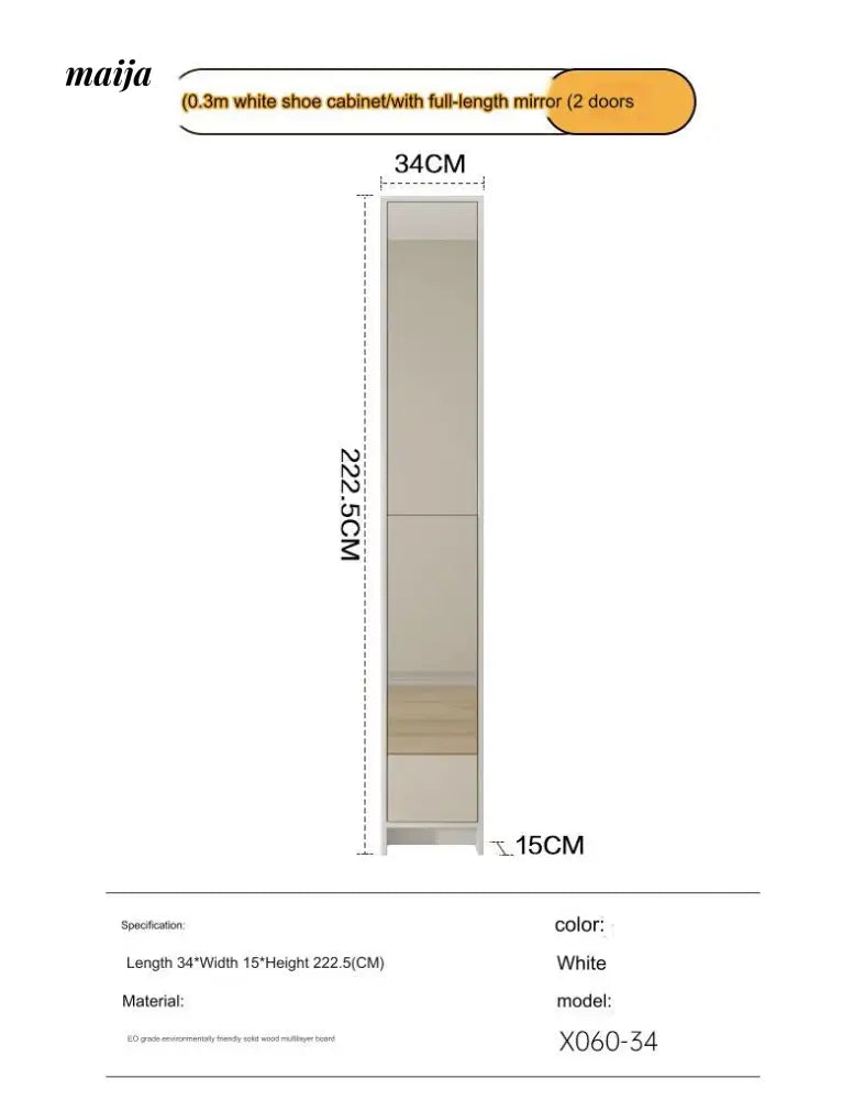 Noble Ultra Thin Shoe Cabinet from MODENG
