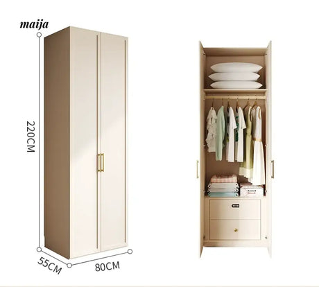 MEIHOUSE French Cream Bedroom Large Top Storage Wardrobe from MEIHOUSE