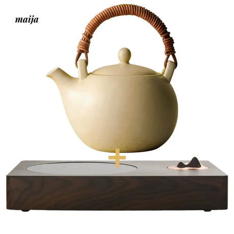 JOTO Japanese Pottery Boiling Teapot Bamboo Handle Kung Fu Tea Set from JOTO