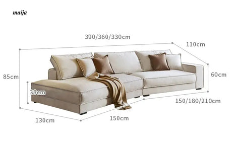 YS Budapest Frosted Large Corner Sofa from YS