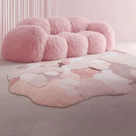 KENZAKI Sakura Snow Washable Rug from KENZAKI
