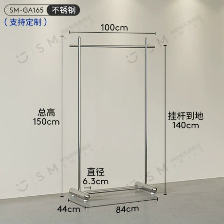 SM Henry Stainless Steel Clothing Hanger Stand from SM