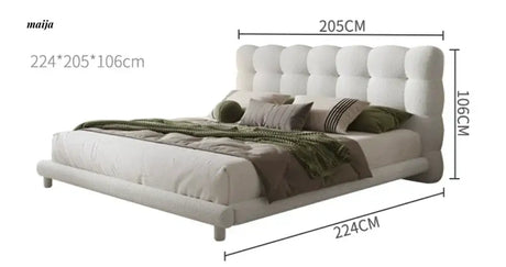 Bubble Minimalistic Fabric Bed from Kaiyashi