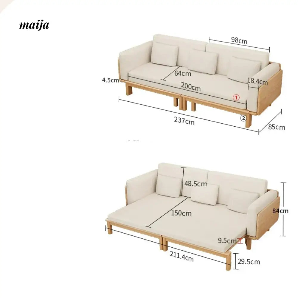 FUYUKI Buckeye Sofa Bed from FUYUKI