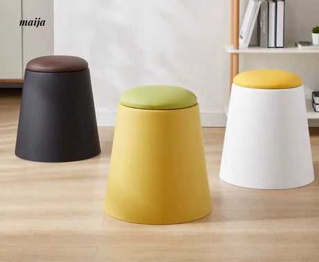 Stackable Round Stool (set of 2) from maija