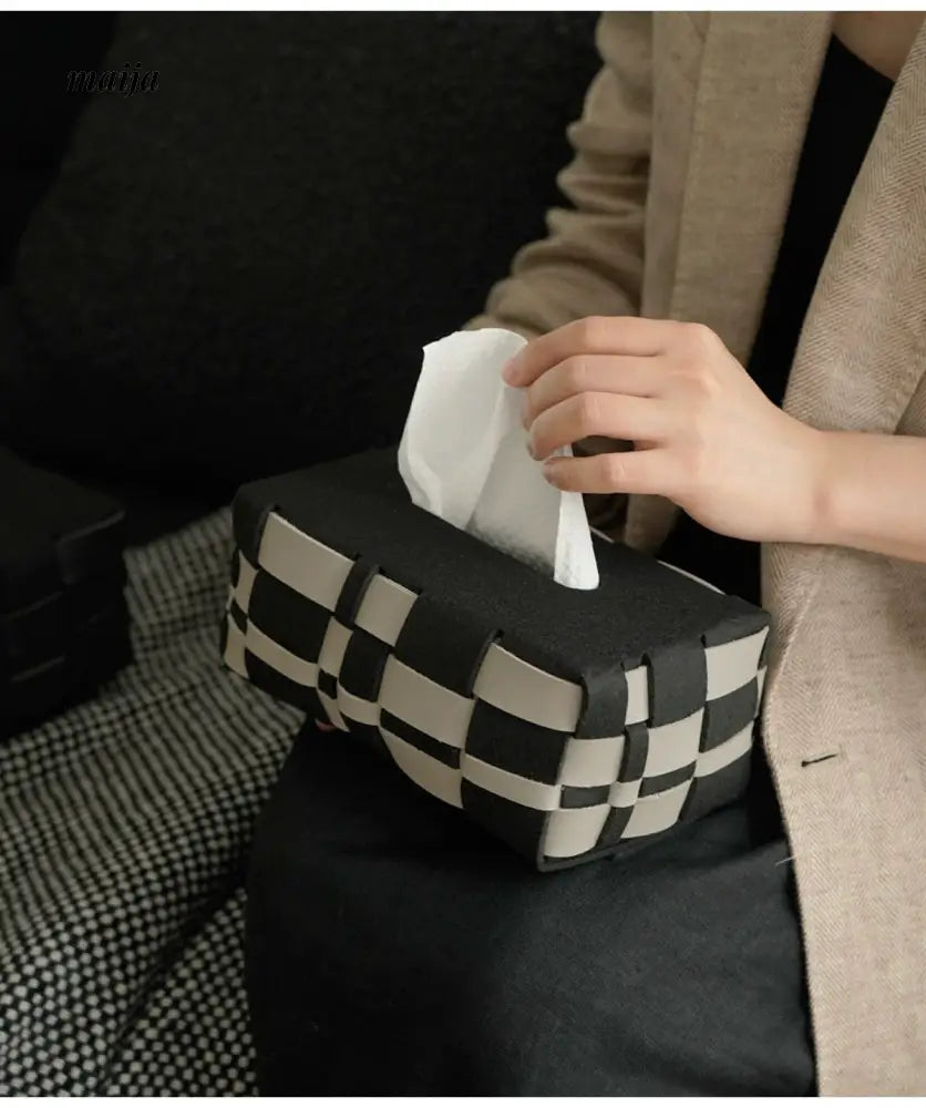 NAMO Checkerboard Weaving Paper Box High-End Design from NAMO