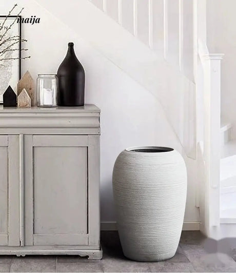 JOTO Retro Ceramic Large Vase Living Room Hotel Decoration from JOTO