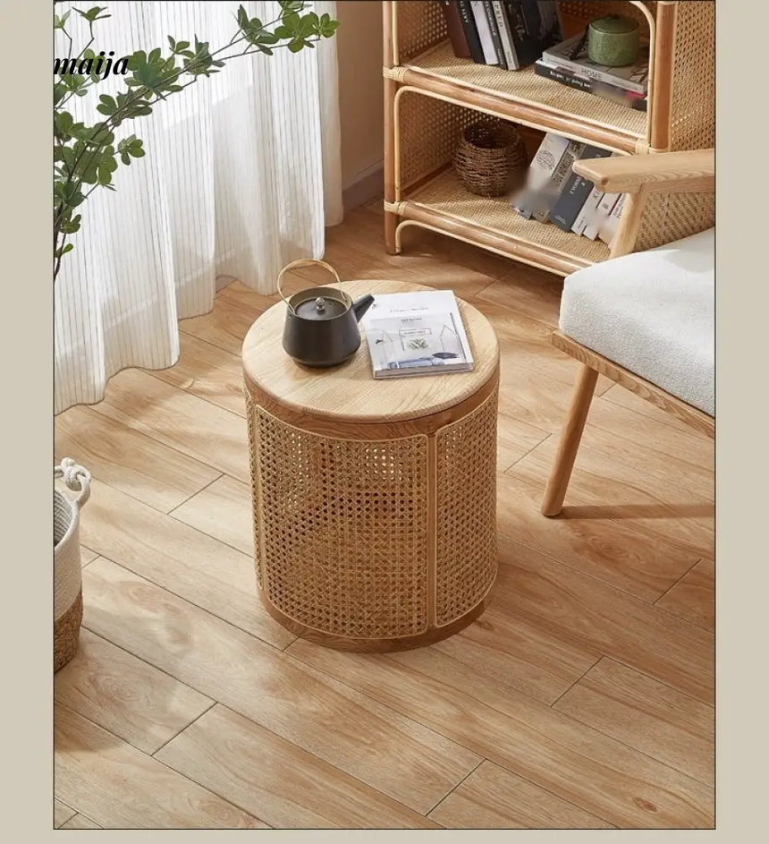 19 DREAM SPACE Round Coffee Table with Storage from 19 DREAM SPACE