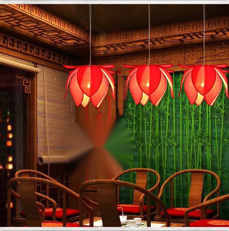 ZHONGSHAN Lotus Chandelier for Zen Restaurant from ZHONGSHAN