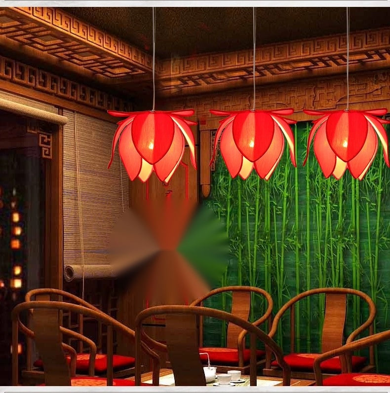ZHONGSHAN Lotus Chandelier for Zen Restaurant from ZHONGSHAN