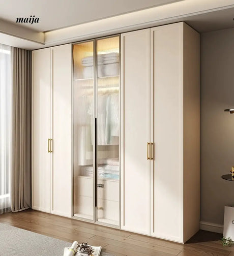 MEIHOUSE French Cream Bedroom Large Top Storage Wardrobe from MEIHOUSE