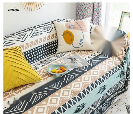 MAN YUE HOME Bermian Wind Sofa Blanket with Towel Cover from MAN YUE HOME