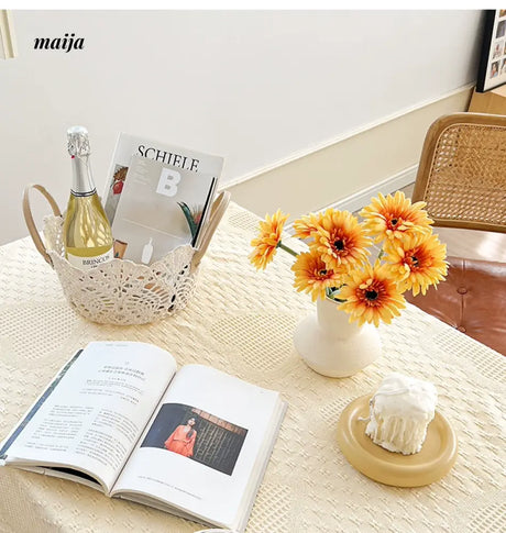 MAN YUE HOME Advanced French Dessert Tablecloth for Special Occasions from MAN YUE HOME
