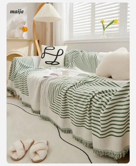MAN YUE HOME Nordic Living Room Sofa Towel with Full Cover Design from MAN YUE HOME