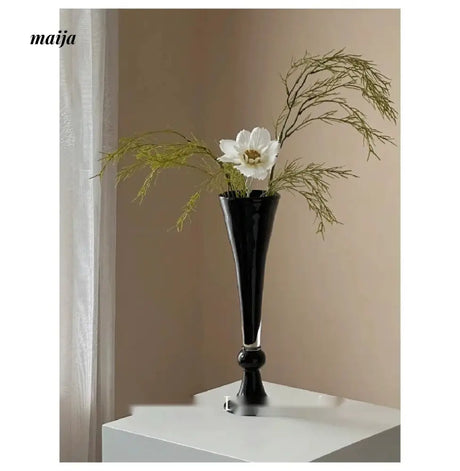 GUIFOU Black High Foot Vase from GUIFOU