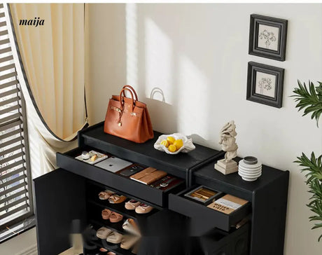 FEEL Vintage Black Shoe Cabinet from FEEL