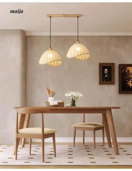 ZHONGSHAN Wabi-Sabi Linen Chandelier for Tea Room from ZHONGSHAN