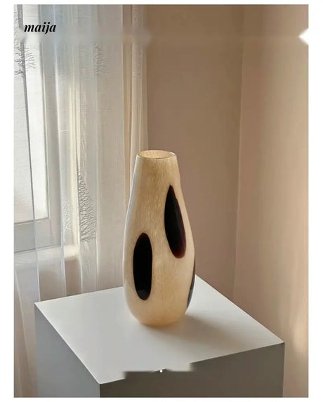 GUIFOU Glazed Line Glass Vase Set from GUIFOU