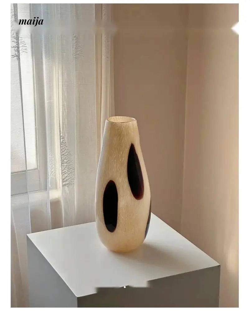 GUIFOU Glazed Line Glass Vase Set from GUIFOU