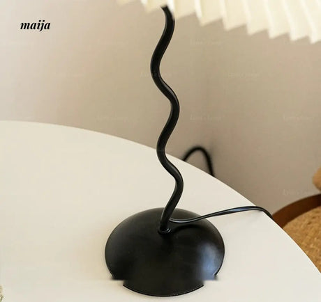 LYNN Korean Pleated Umbrella Table Lamp from Lynn's Lamp