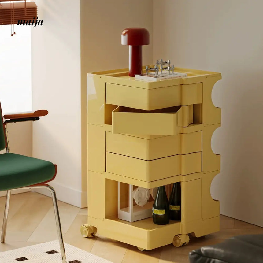 LOWERLEFT Bobby Rotating Storage Cart from Lower Left