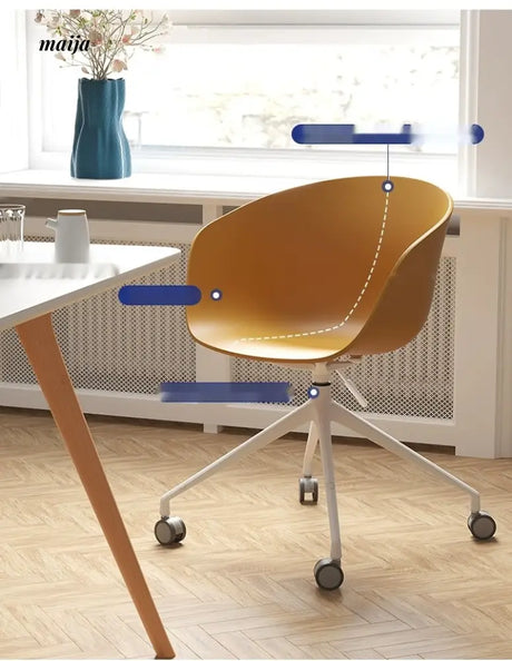 LOWERLEFT Rotating Computer Chair from Lower Left