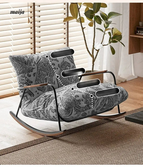 SMALL HIBISCUS Rocking Recliner Chair Retro from SMALL HIBISCUS