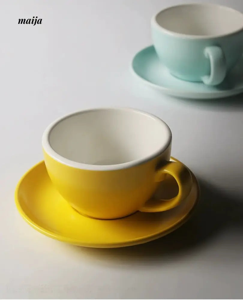 JOTO Seventeen Color Ceramic Coffee Cup Commercial Set from JOTO