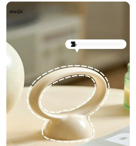LOWERLEFT Cream Modern Side Table from HOBBYTREE