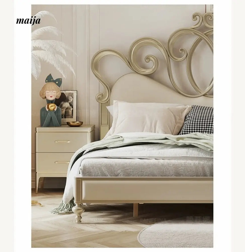 JANE FINA Princess Frame Solid Wood Bed from JANE FINA