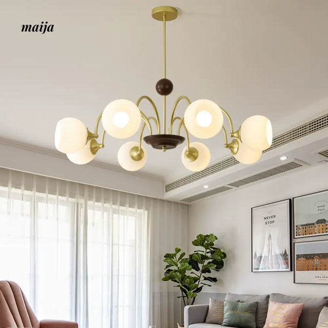 NANCY French Retro Wabi-Sabi Chandelier Japanese Style from NANCY