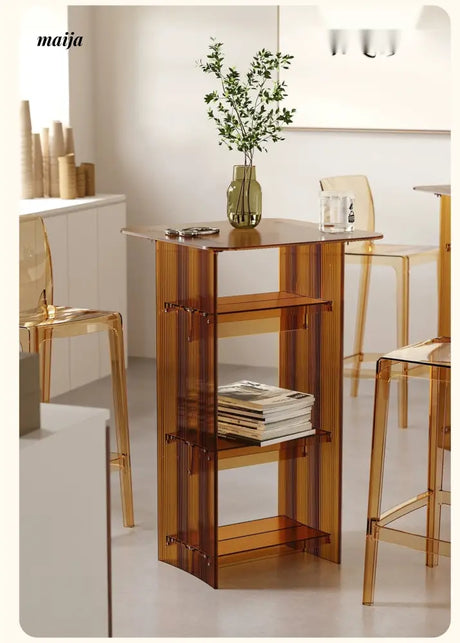 PUMPKIN BOX Nordic Acrylic Tall Table from PUMPKIN BOX