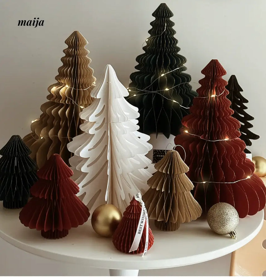 HOMESIDE Christmas Tree Honeycomb Origami Decoration from HOMESIDE