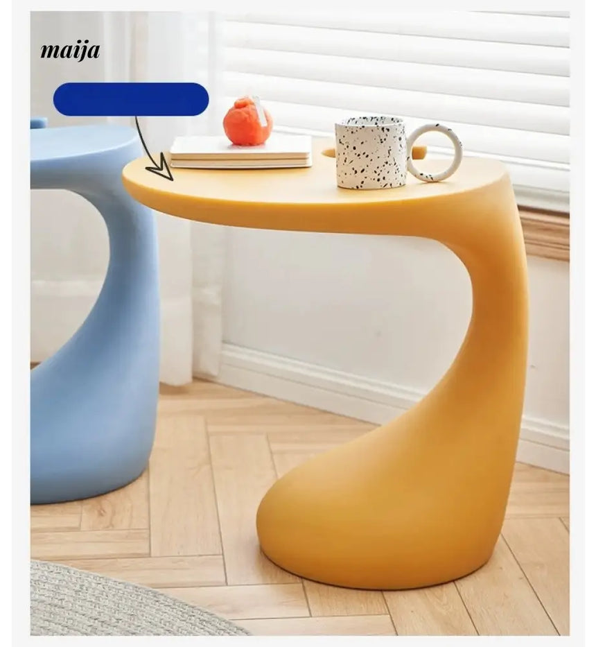 LOWERLEFT Modern Corner Side Table from Lower Left