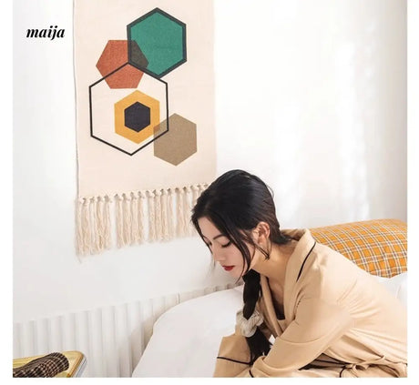MAN YUE HOME Hanging Nordic INS Tapestry for Dormitory Bedroom from MAN YUE HOME