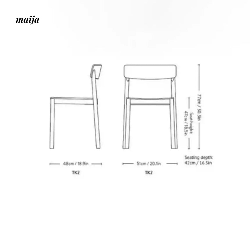 [Pre-Order] Alberta Dining Chair (set of 2) from maija