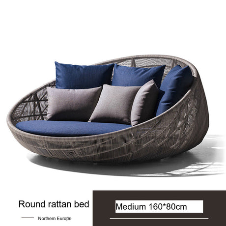 DIME GARDEN Marisol Luxurious Rattan Outdoor Lounge Bed from DIME GARDEN