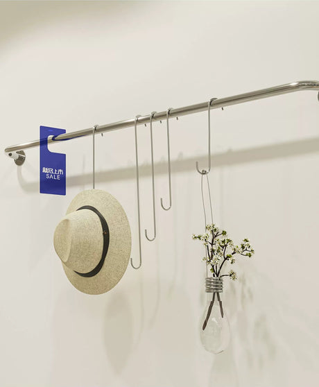 SM Zoe Stainless Steel S-Hook Clothing Rack from SM